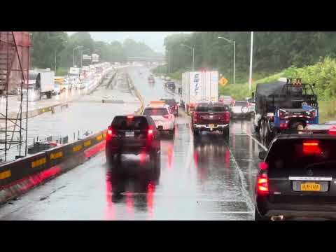Flooding On Route 95 Here In Norwalk, CT (7-12-23)