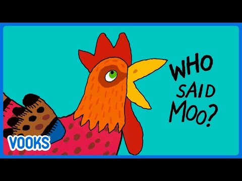 Who Said Moo? | Animated Read Aloud Kids Book | Vooks Narrated Storybooks