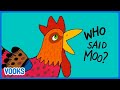 Who Said Moo Animated Read Aloud Kids Book Vooks Narrated Storybooks