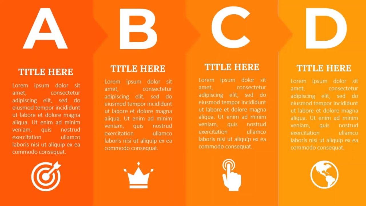 How to Create a 4-Step Process PowerPoint Presentation #slideegg