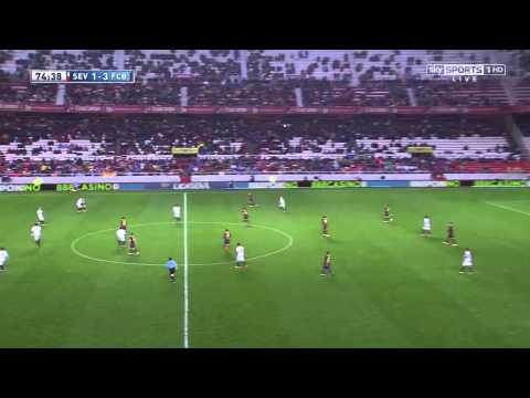Sevilla vs FC Barcelona - Full Match 9.02.2013 La Liga | 2nd half