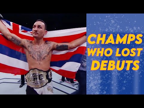 UFC Champions Who LOST THEIR UFC DEBUTS!