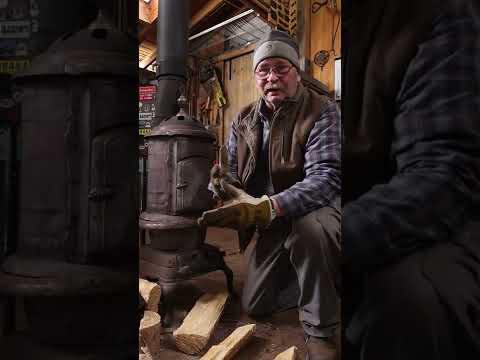 Wood Stove for shop heat - #shorts