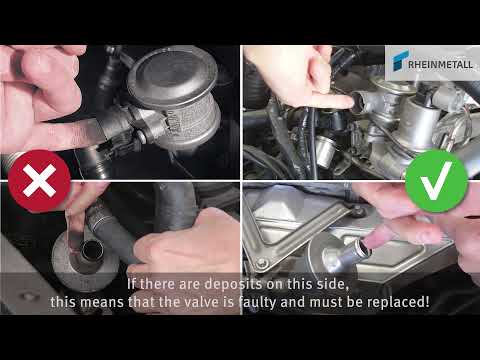 Checking the secondary air valve quickly and easily