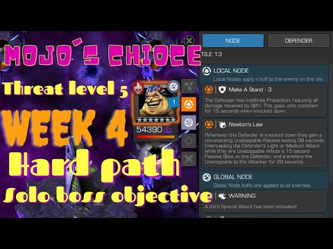 Mojos Choice SQ | Threat level 5 | Week 4 | Mojo Boss | Marvel Contest Of Champions | MCOC