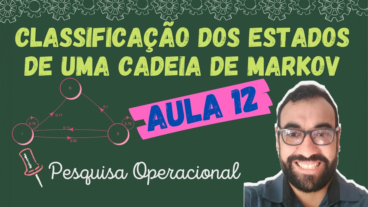 Pesquisa Operacional # 12 – Classificação dos estados de uma cadeia de Markov