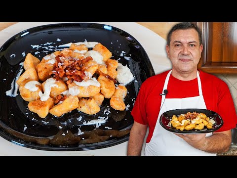 GNOCCHI di ZUCCA con GUANCIALE e GORGONZOLA - Ricetta FACILE e BUONISSIMA