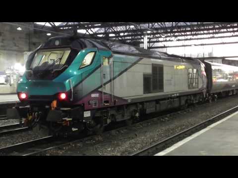 TPEX class 68 No  68032 & New Nova 3 MK5a Coaching Stock  -  Carlisle - 17th Jan 2018