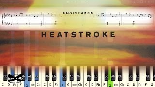 Calvin Harris - Heatstroke [Piano Tutorial | Sheets | MIDI] Synthesia