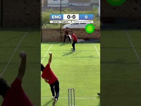 ENGLAND vs IRELAND 1 Over Thriller in Backyard Cricket (Batting 2nd)🏏 #cricket #asiacup2025