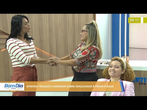 Aprenda truques e segredos da maquiagem í  prova d'água 08 07 2021