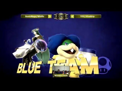 Smash 4 Charity - SonicMega/Whiffs (Red) Vs. TLTC/ViceGrip (Blue) Doubles Winners Finals
