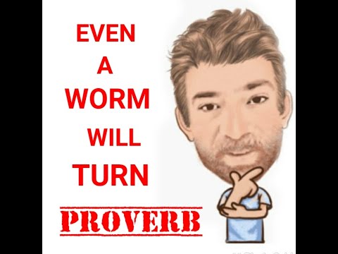 English Tutor Nick P Proverbs 344) Even a Worm Will Turn