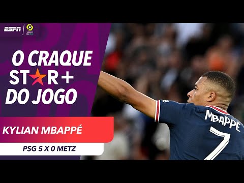 MBAPPÉ ANOTOU HAT-TRICK NO SEU 'DIA DO FICO' NO PSG E FOI O CRAQUE STAR+