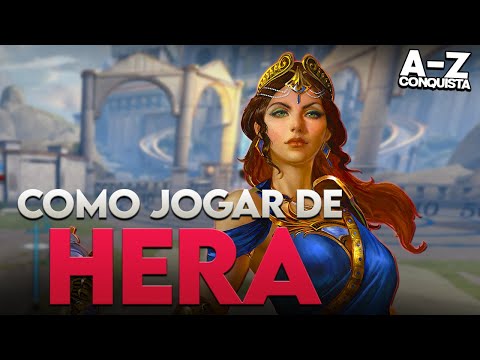COMO JOGAR DE HERA - ⚡ Smite BR A-Z Conquista + Guia