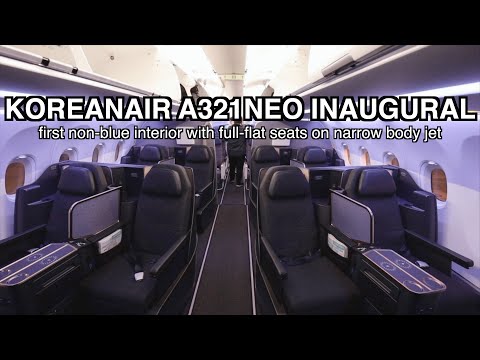 YouTube thumbnail for Korean Air Airbus A321neo