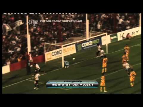 Los goles de Instituto 1 Defensa 1.Fecha 21.Torneo Primera B Nacional.Fútbol Para Todos