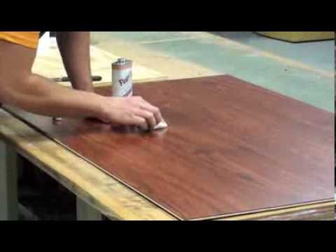 How to repair damaged laminate flooring.