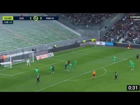 Marquinhos goal vs Saint-Etienne | Saint-Etienne vs PSG | 1-1 |