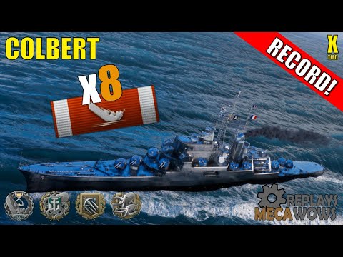 Colbert 8 Kills & 178k Damage | World of Warships Gameplay