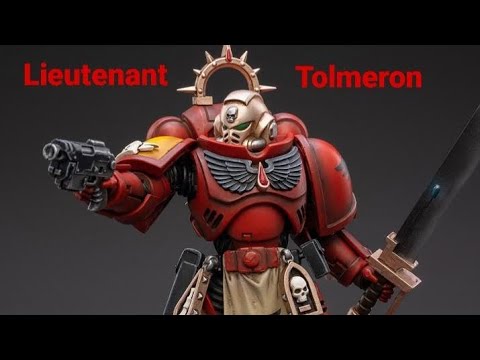 Joytoy Warhammer 40K Blood Angel Lieutenant Tolmeron 1:18 Scale Action Figure Review