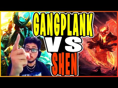 SOLARBACCA Gangplank Vs Shen Master - Patch 12.17