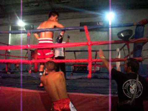 Sebastian Juarez,  3er. round Kickboxing Semipro, Diciembre 2015