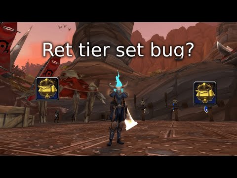 Ret Paladin TierSet 2 piece Bug | 9.2 (PTR)