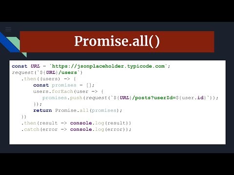 Explaining Promise all | asynchronous javascript Part 3