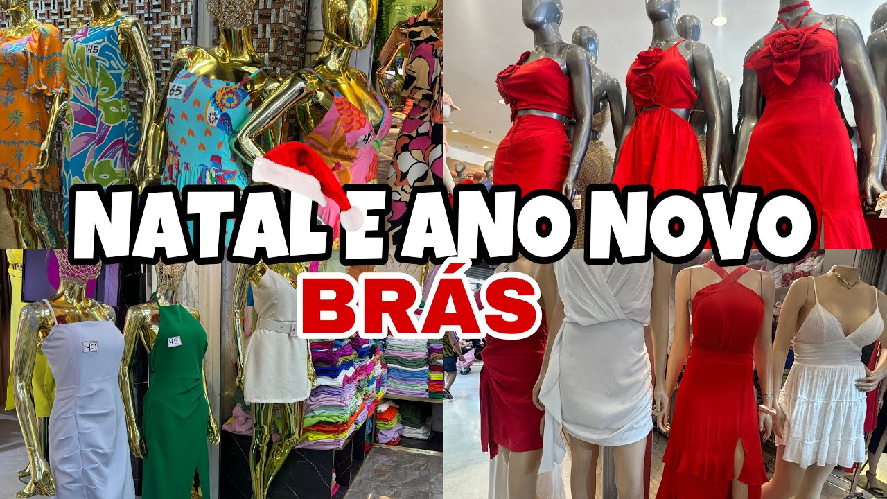 BRÁS HOJE , TOUR PELO BRÁS / ESPECIAL FIM DE ANO - LOOKS NATAL E ANO NOVO 🌲🎅🏽