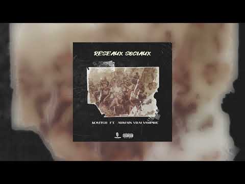 Armain Vrai Vampire - RESEAUX SOCIAUX Feat Kovitch ( Lyrics Video )