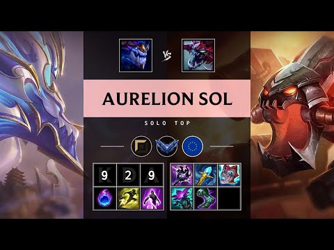 Aurelion Sol Top vs Cho'Gath - EUW Diamond Patch 25.21