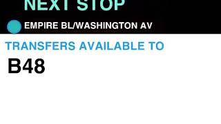 B43 to Greenpoint Box St Bus Audio announcements