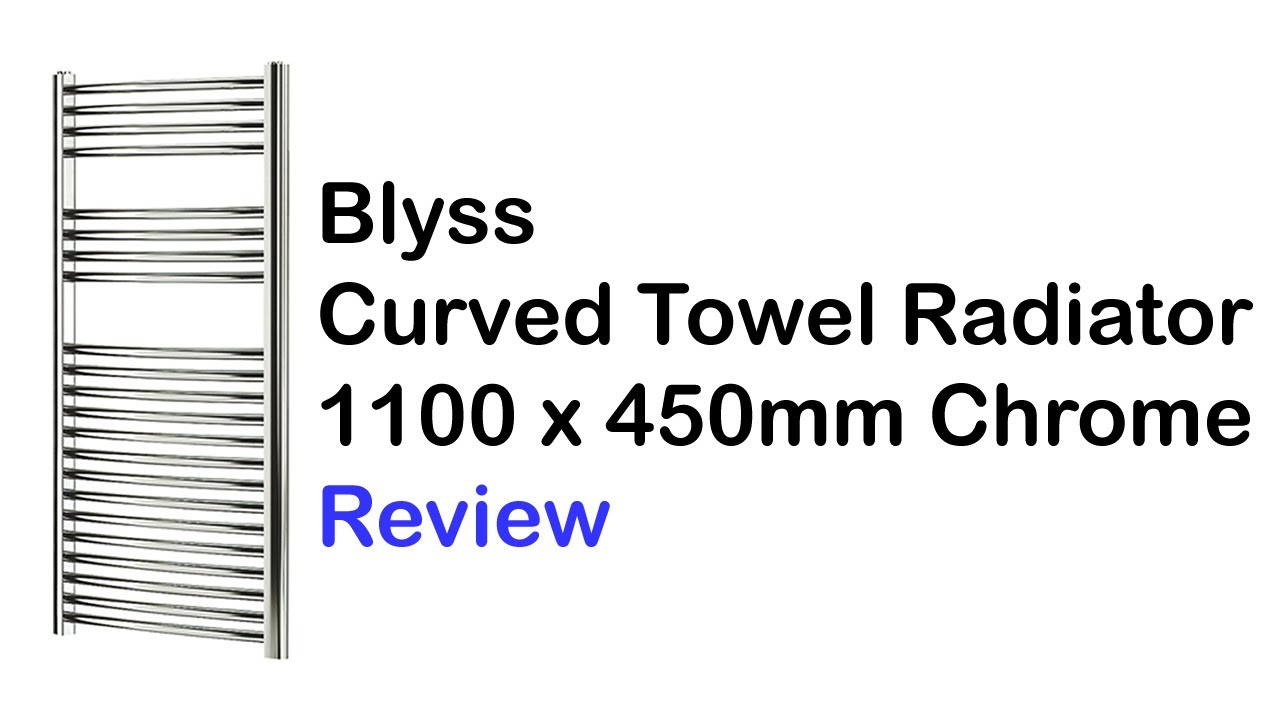 Blyss Curved Ladder Towel Radiator In Chrome Bathroom 1100mm x 450mm - Review