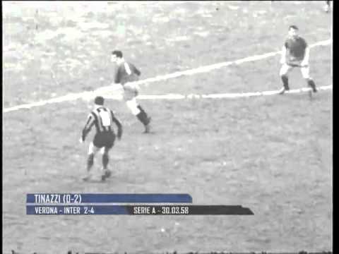 Serie A 1957/1958 26° giornata Verona - Inter 2-4 (30.03.1958)
