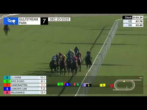 Gulfstream Park December 20, 2025 Race 7