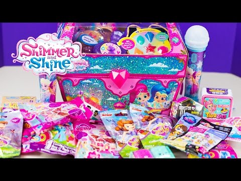 HUGE Shimmer and Shine Magic Surprise Toy Chest My Little Pony Shopkins Frozen Kinder Playtime Video