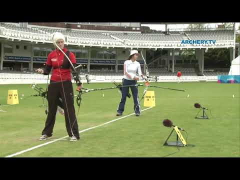 Carina Christiansen v Ki Bo Bae – recurve women’s 2nd round | London 2012 Olympic Test Event