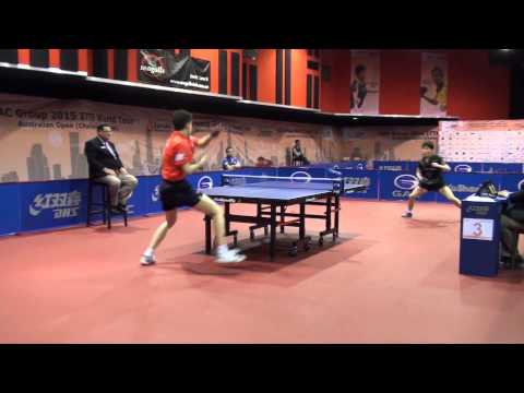 Australian Open 2015 MS QF - Jang Woojin(KOR) vs Jiang Tianyi(HKG) set 5 & 6