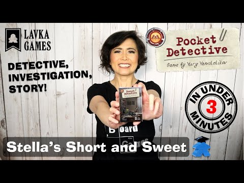 Pocket Detective Case 1 Season 1 Board Game - Stella's Short and Sweet