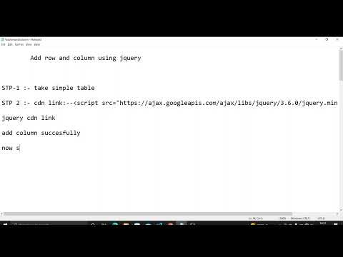 Add Row And Column In Table Using Jquery Javascript Jquery Dkcoder