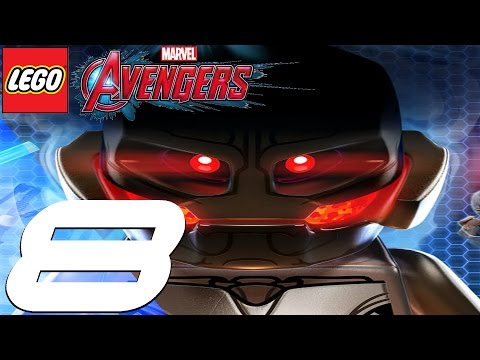 LEGO Marvel Avengers - Walkthrough Part 8 - Avengers 1 Ending & Ultron Party