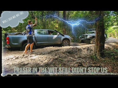 Fraser island in the wet -Eurong to king Fisher Bay