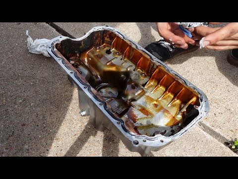 Honda D16 Oil Pan Gasket Replacement