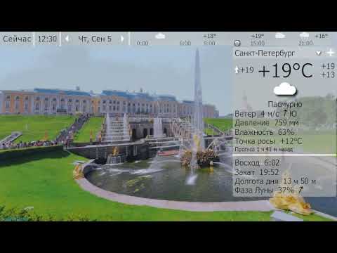Погода. Санкт-Петербург. 4-6 сентября 19 г.