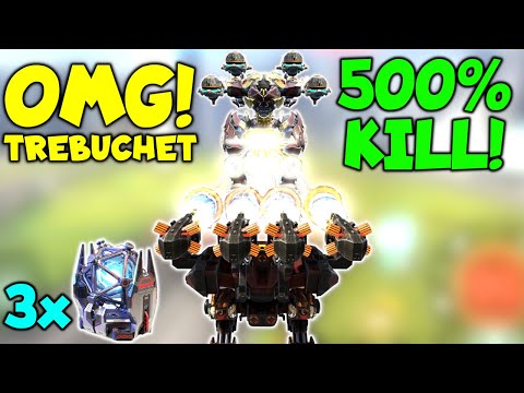 OMG! 1 Hit Wonder TREBUCHET BEHEMOTH Mk3 Fun Gameplay War Robots WR