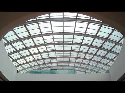 Cartagena Mall   SUNGLAZE Polycarbonate Panel System with SolarSmart Technology by Palram