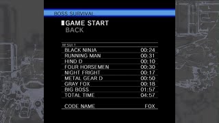 【METAL GEAR 2】ボスラッシュ