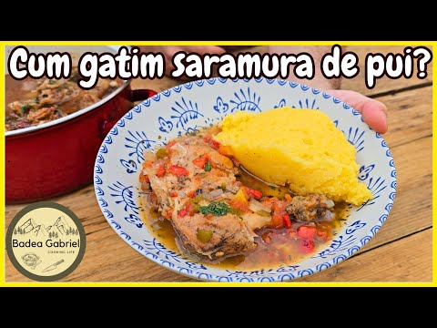SARAMURA DE PUI - RETETA ORIGINALA DE SARAMURA cu ardei, rosii, usturoi si