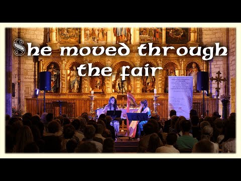 She moved through the Fair - LIVE (vocals + celtic harp + hurdy gurdy)